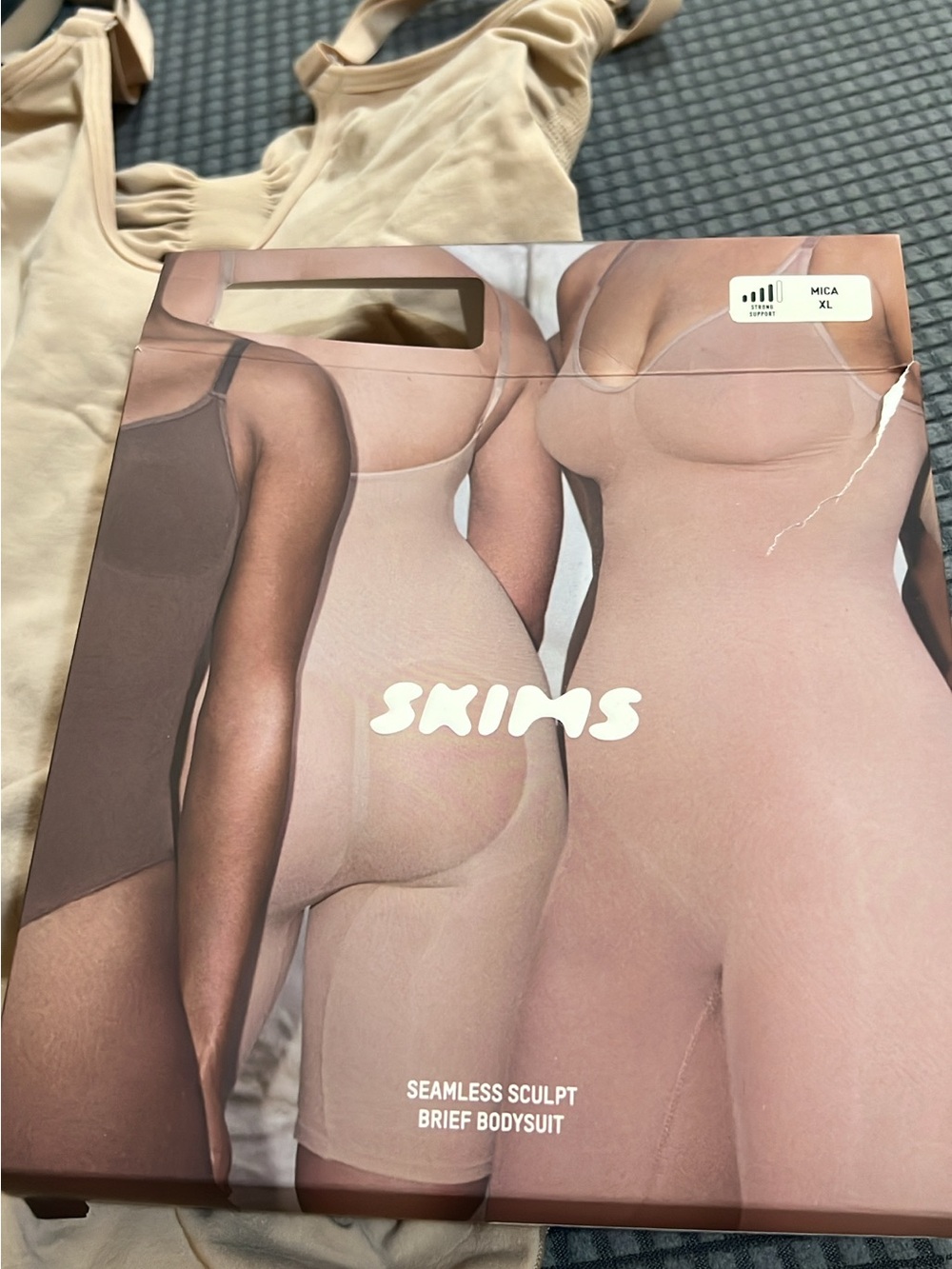 SKIMS Seamless Sculpt Brief Bodysuit in Mica